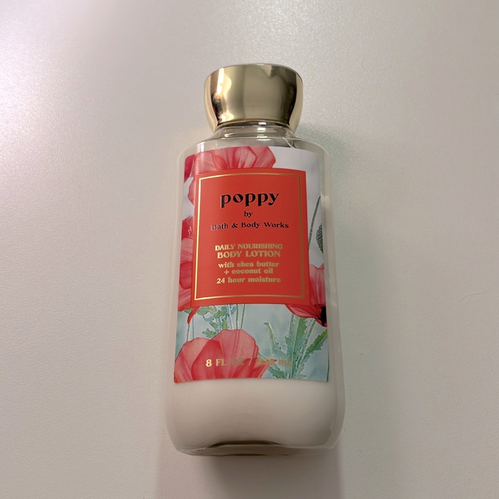 Poppy Bath and Body Works Lotion